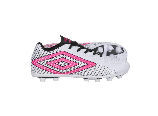 UMBRO Aurora II Lo HGR Jr Hvit 37,5 Fotballsko til gress og kunstgress 