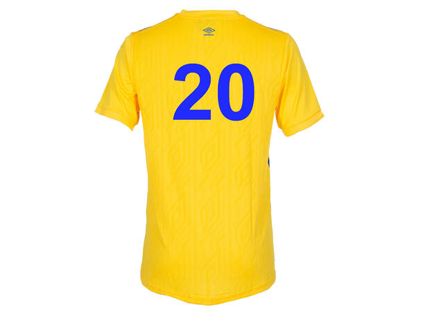 UMBRO BSK UX Pro SS Jsy SR Gul/Blå HB Bækkelaget Spillertrøye Håndball Senior 