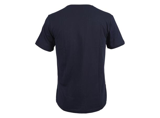 UMBRO Basic Tee Marine S Rundhalset t-skjorte i bomull 