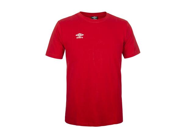 UMBRO Basic Tee Rød XXL Rundhalset t-skjorte i bomull 