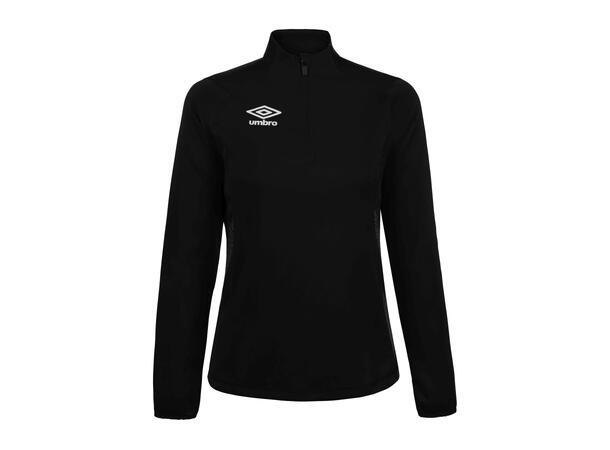 UMBRO Liga Half zip W Sort 38 Treningsgenser med glidelås i hals 