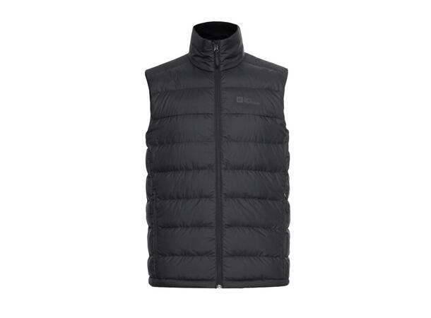 JW Ather Down Vest M Rds Sort L Jack Wolfskin lett dunvest 