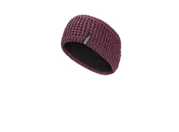 JW Medley Knit Headband W Burgunder M Jack Wolfskin Pannebånd med Fleece Fór 