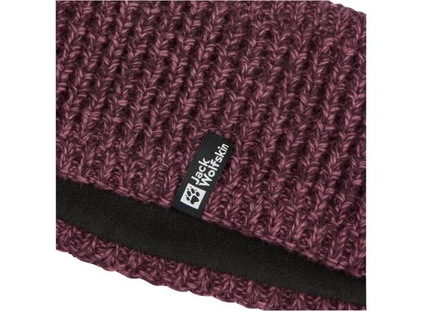 JW Medley Knit Headband W Burgunder M Jack Wolfskin Pannebånd med Fleece Fór 