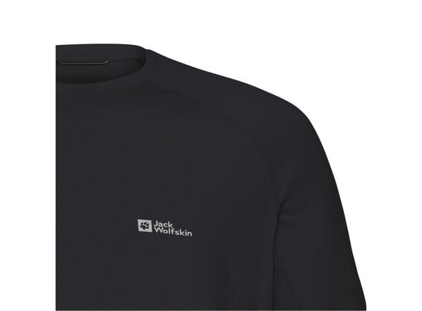 JW Prelight Swift LS M Sort M Jack Wolfskin lett langermet genser 