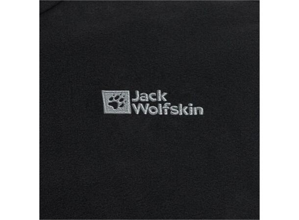 JW Taunus HZ M Sort L Jack Wolfskin Fleecegenser m/glidelås 