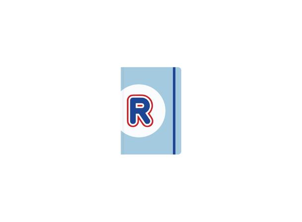ST Rema 1000 Bok Lys blå REMA - Notatbok med R logo lys blå 