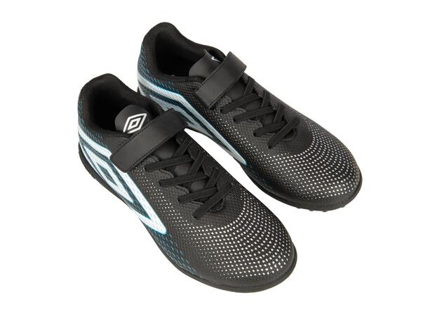UMBRO Aurora II Lo TF VE Jr Sort 27,5 Fotballsko til junior med velcro 