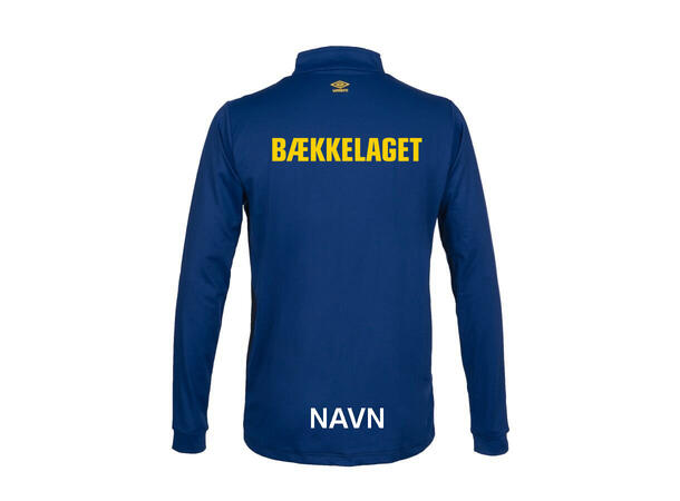 UMBRO BSK UX Pro Half Zip JR Blå/Gul Bækkelaget SK Treningsgenser Junior 