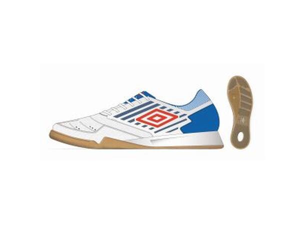 UMBRO Chaleira II Pro Jr Hvit/Rød 36,5 Innendørs fotballsko junior 
