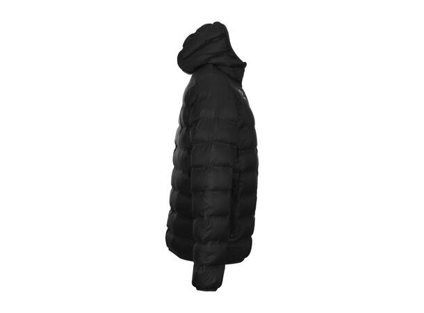 UMBRO Deli Down Jacket Jr Sort 164 Dunjakke med hette til junior 