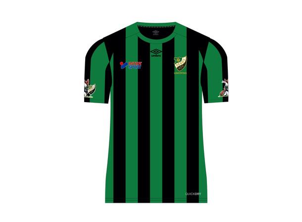 UMBRO Derby SS Jsy 25 Jr Sort/Grønn 140 Spesial Spillertrøye, kort arm 