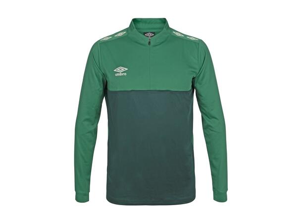 UMBRO UX Pro Half Zip Grønn/Hvit L Treningsgenser med glidelås 
