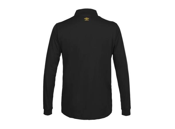 UMBRO UX Pro Half Zip Jr Sort/Gul 152 Treningsgenser med glidelås til junior 