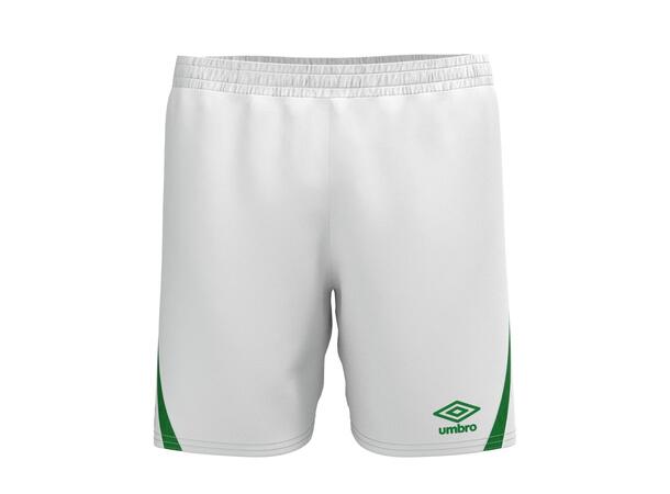 UMBRO UX Pro Shorts Hvit/Grønn L Flott spillershorts 