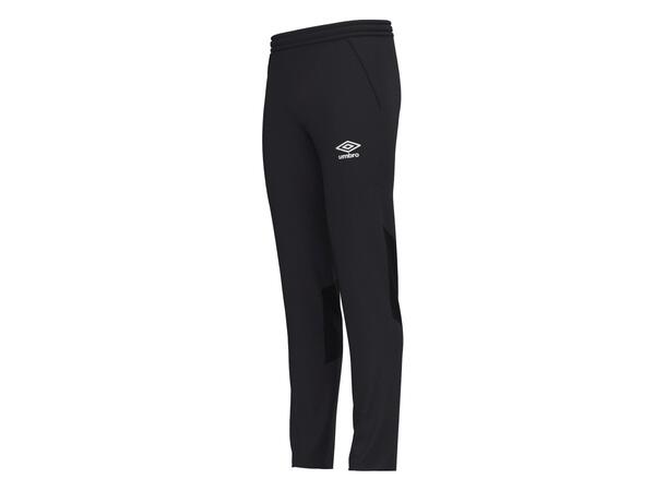 UMBRO UX Pro Slim Pant Jr Sort/Hvit 128 Treningsbukse i smal passform junior 