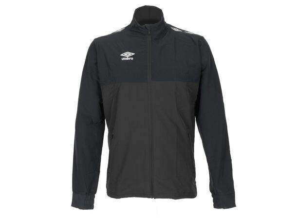 UMBRO UX Pro Trn Jkt Jr Sort/Hvit 164 Lett treningsjakke, normal passform. 