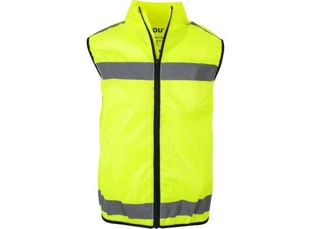 ST Kil Resirkulert Vest Neongul XXL Markeringvest med refleks 