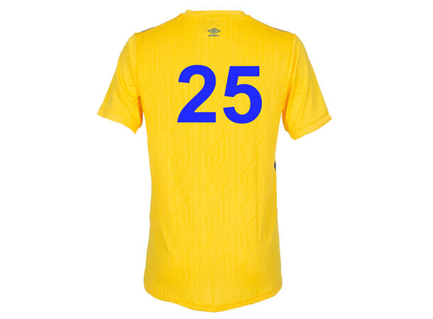 UMBRO BSK UX Pro SS Jsy SR Gul/Blå FB Bækkelaget Spillertrøye Fotball Senior 