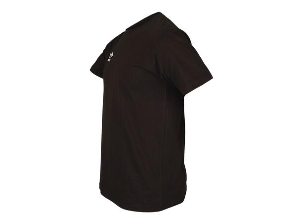 UMBRO Basic Tee Sort S Rundhalset t-skjorte i bomull 