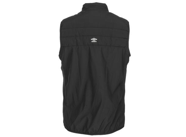 UMBRO Hybrid Vest Sort XS Behagelig trenings- og fritidsvest 