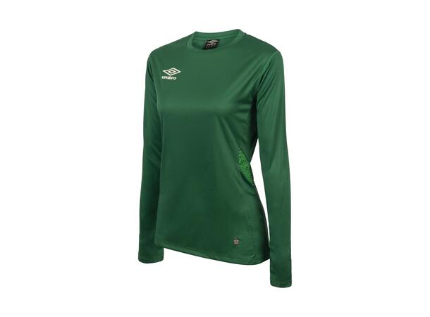 UMBRO Liga LS Jersey W Grønn 40 Flott langermet spillertrøye til dame 