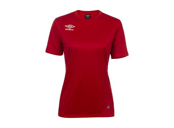 UMBRO Liga SS Jersey W Rød 36 Spillertrøye i resirkulert kvalitet dame 