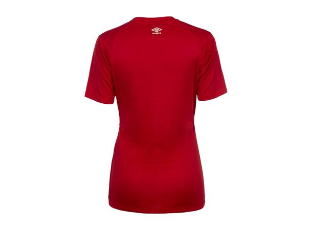 UMBRO Liga SS Jersey W Rød 36 Spillertrøye i resirkulert kvalitet dame 