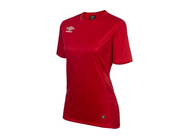 UMBRO Liga SS Jersey W Rød 36 Spillertrøye i resirkulert kvalitet dame 