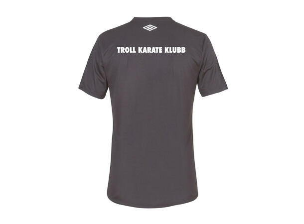 UMBRO Troll Karate Liga SS Jersey Sort Troll Karate Teknisk T-Shirt Senior