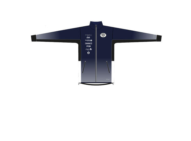 FIBRA Lier IL Tr.Jacket Warm  Marine 140 Treningsjakke  med sponsorlogoer Junior 