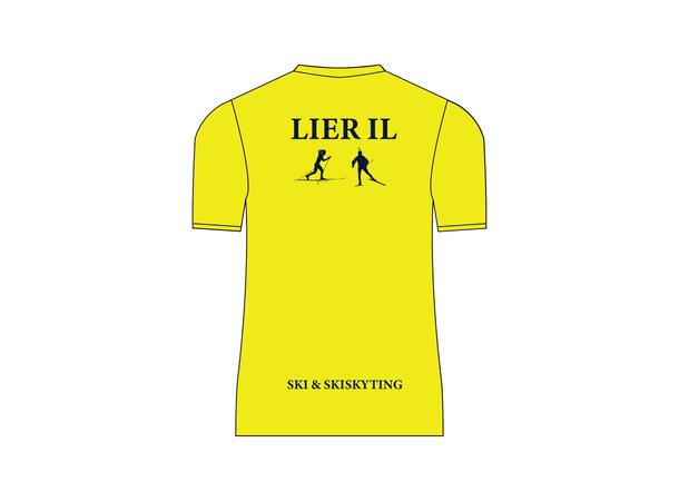 Fibra Lier Tr. Tee Neongul XS Spesial treningstrøye Lier Ski 