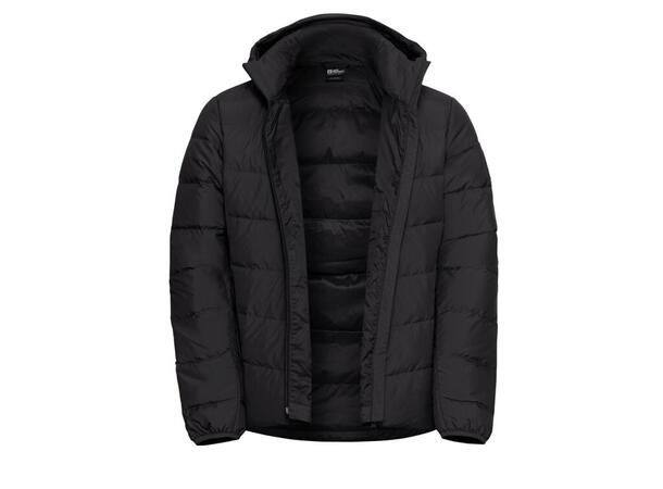 JW Colonius Jkt M Rds Sort L Jack Wolfskin Jakke med dun 