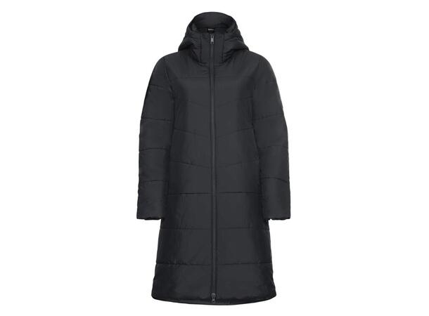 JW Deutzer Coat W Sort M Jack Wolfskin Varm Lang Dame Parkas 