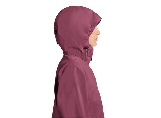 JW Trailtime 2L Jkt W Burgunder M Jack Wolfskin Skalljakke til dame 