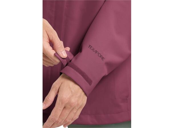 JW Trailtime 2L Jkt W Burgunder M Jack Wolfskin Skalljakke til dame 