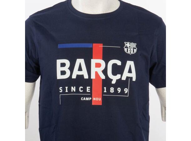 ST Barcelona Text Cotton Tee Marine S Barcelona print t-shirt 