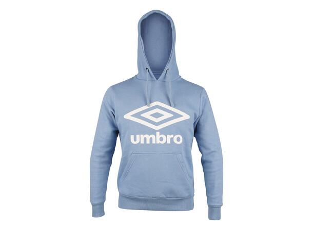 UMBRO Basic Logo Hood MellomBlå XS Hettegenser med Umbro logo og lomme