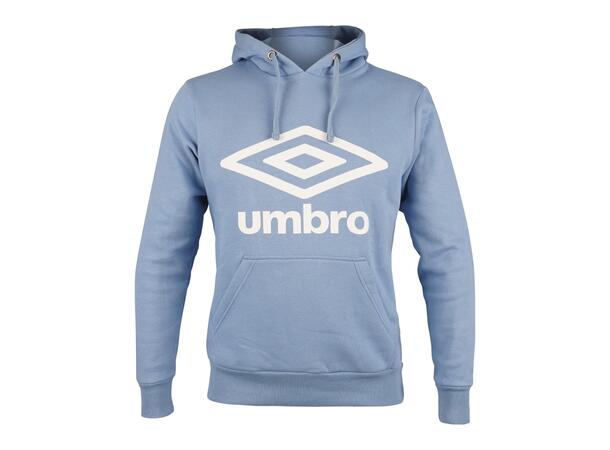 UMBRO Basic Logo Hood jr MellomBlå 152 Hettegenser med Umbro logo og lomme