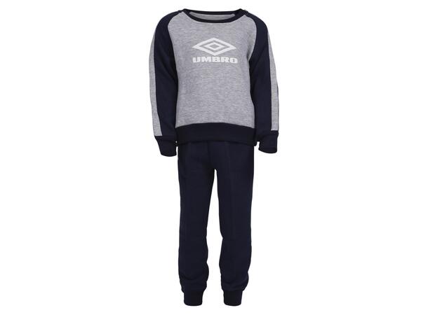 UMBRO Enzo Kids Jog Set Marine 092 Joggedress til barn med rund hals 