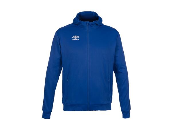 UMBRO Flex Full Zip Hood J MellomBlå 152 Jakke med hette i resirkulert polyester 