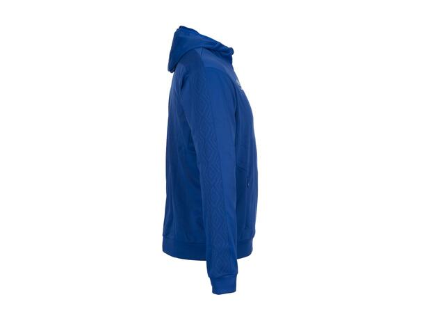 UMBRO Flex Full Zip Hood J MellomBlå 152 Jakke med hette i resirkulert polyester 