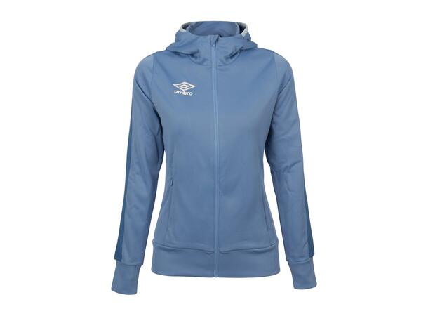UMBRO Flex Full Zip Hood W Blå 40 Jakke med hette i resirkulert polyester 