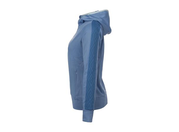 UMBRO Flex Full Zip Hood W Blå 40 Jakke med hette i resirkulert polyester 