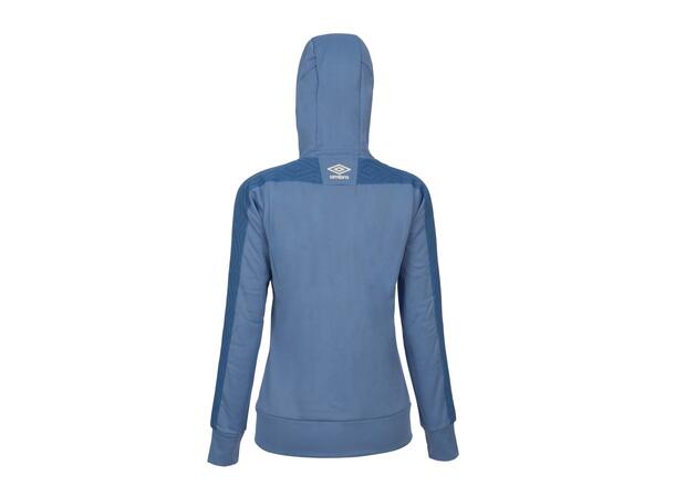 UMBRO Flex Full Zip Hood W Blå 40 Jakke med hette i resirkulert polyester 