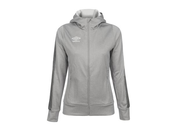 UMBRO Flex Full Zip Hood W Lys grå 42 Jakke med hette i resirkulert polyester 