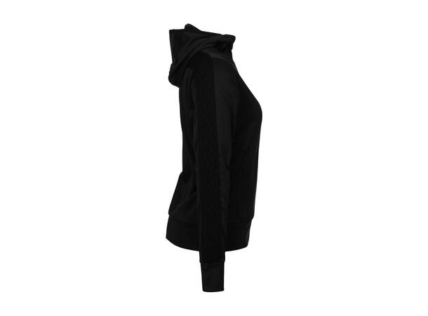 UMBRO Flex Full Zip Hood W Sort 44 Jakke med hette i resirkulert polyester 
