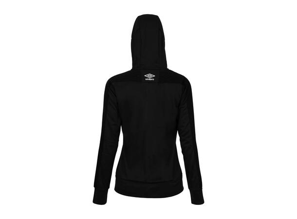 UMBRO Flex Full Zip Hood W Sort 44 Jakke med hette i resirkulert polyester 