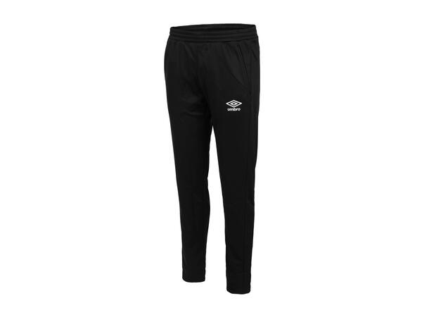 UMBRO Flex Pant Jr Sort 116 Bukse til junior i resirkulert polyester 