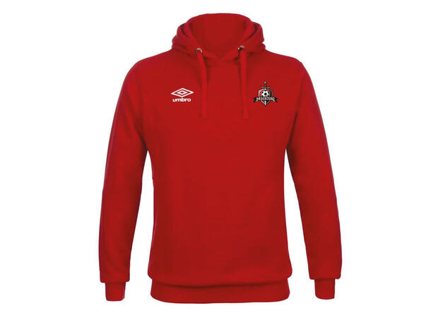 UMBRO Hægebostad Basic Hood JR Rød Hægebostad Fotball Hettegenser Junior 